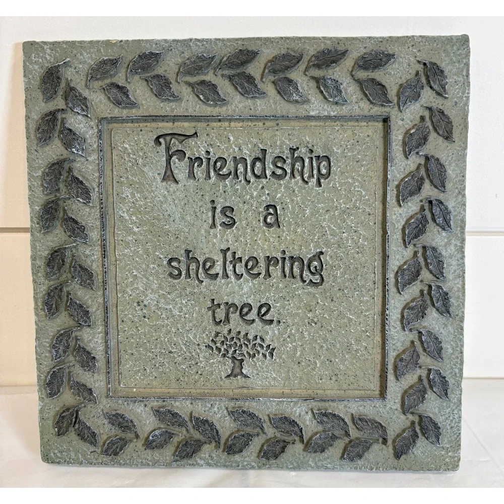 Friendship Is A Sheltering Tree Wall‎ Hanging Sign 8